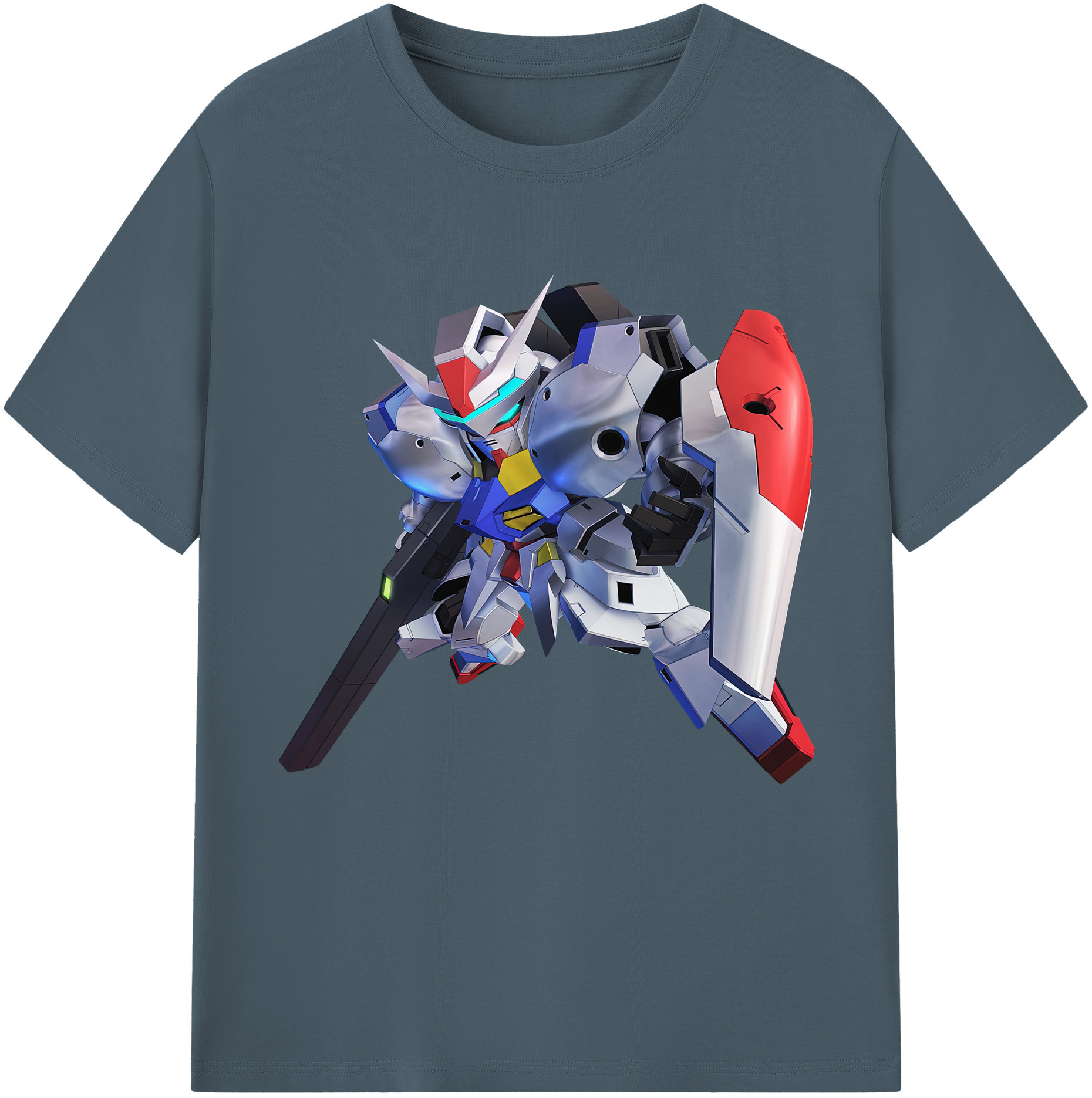 （画像用） 機動戦士ガンダム Mobile Suit Gundam 綿100％半袖Tシャツ（フロントプリント）